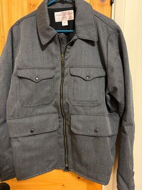 Filson Gray Field Jacket with Durable Cotton
